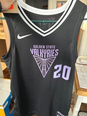 Nike Black & Light Purple Golden State Valkyries Kate MartinJersey